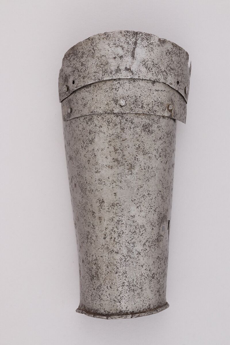 Part of a Forearm Defense (Vambrace), Steel, Italian 