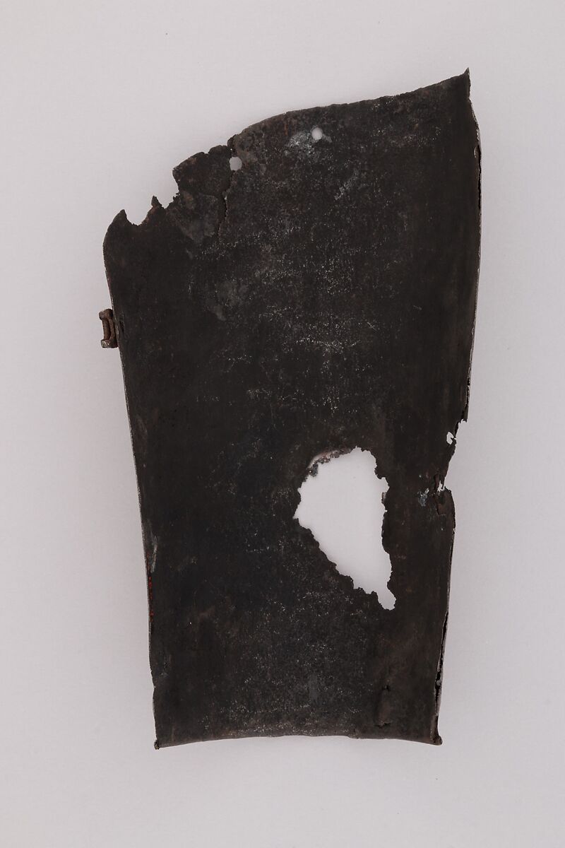 Part of a Forearm Defense (Vambrace), Steel, Italian