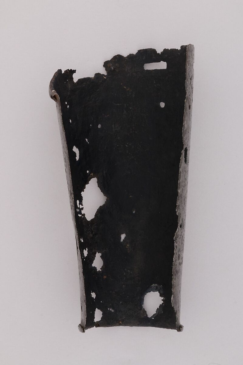 Part of a Forearm Defense (Vambrace), Steel, Italian