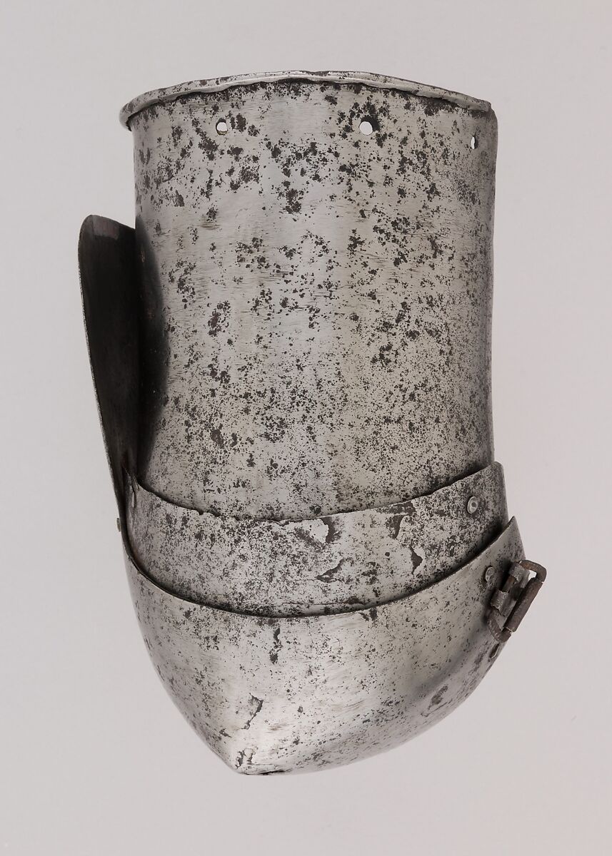 Upper Arm Defense (Rerebrace) and Elbow Defense (Couter), Steel, Italian