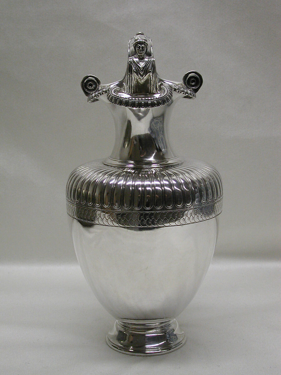 Ewer, Giacinto Melillo (1846–1915), Silver, Italian, Naples