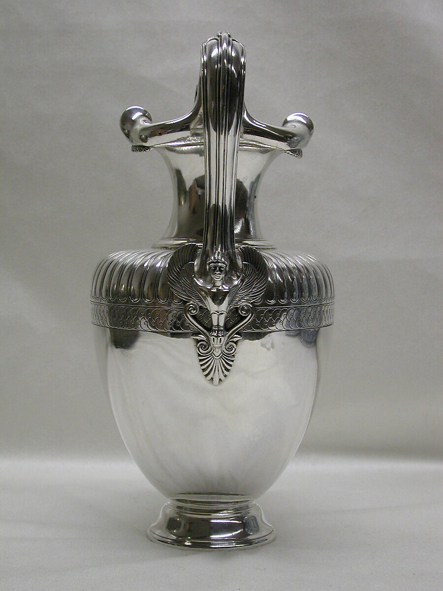 Ewer, Giacinto Melillo (1846–1915), Silver, Italian, Naples