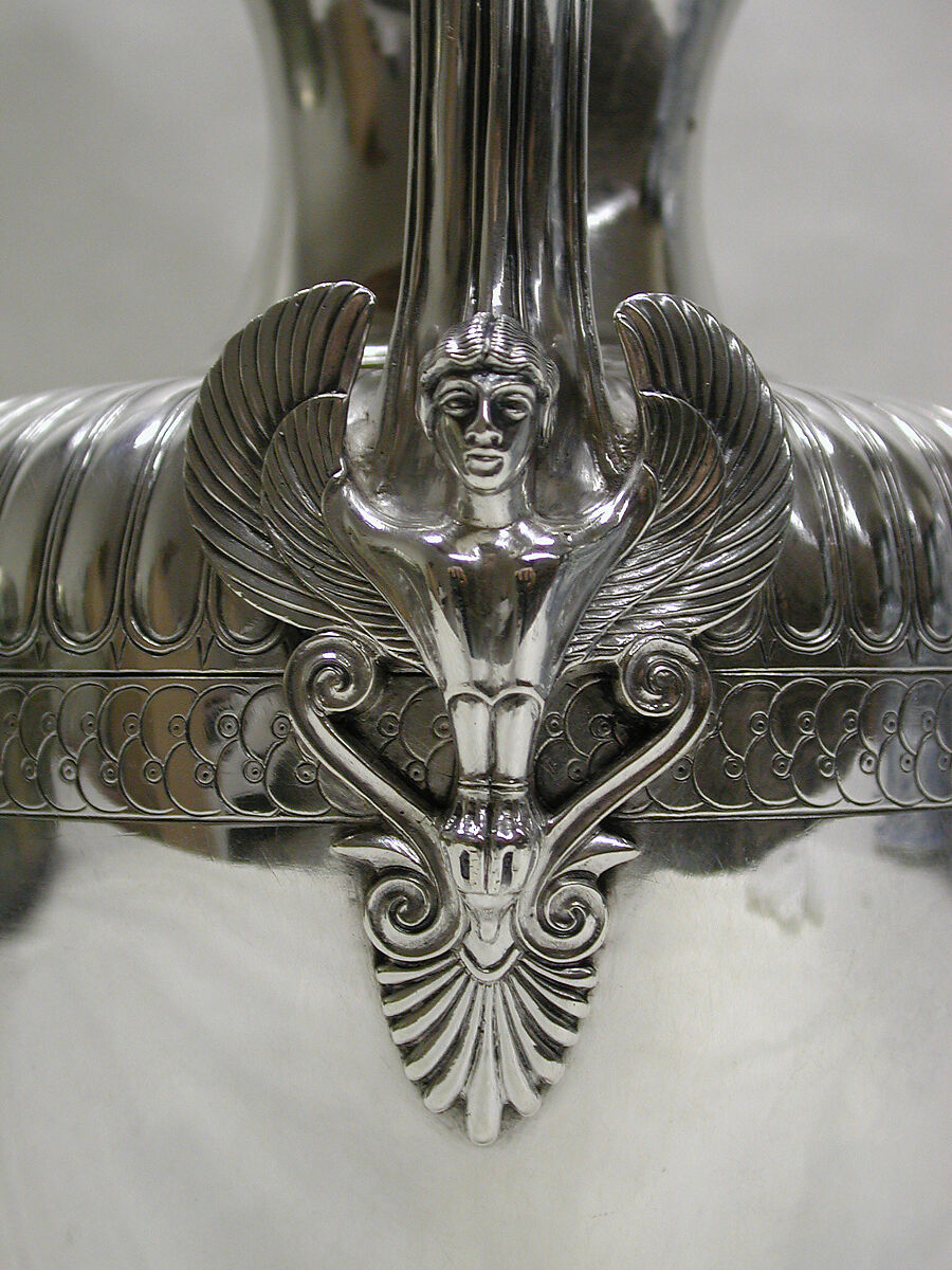 Ewer, Giacinto Melillo (1846–1915), Silver, Italian, Naples