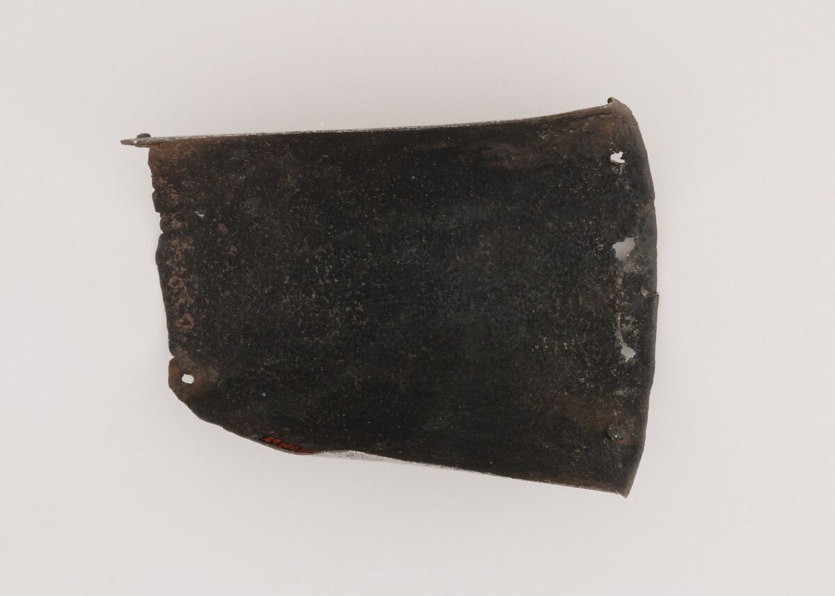 Upper Arm Defense (Rerebrace), Steel, Italian