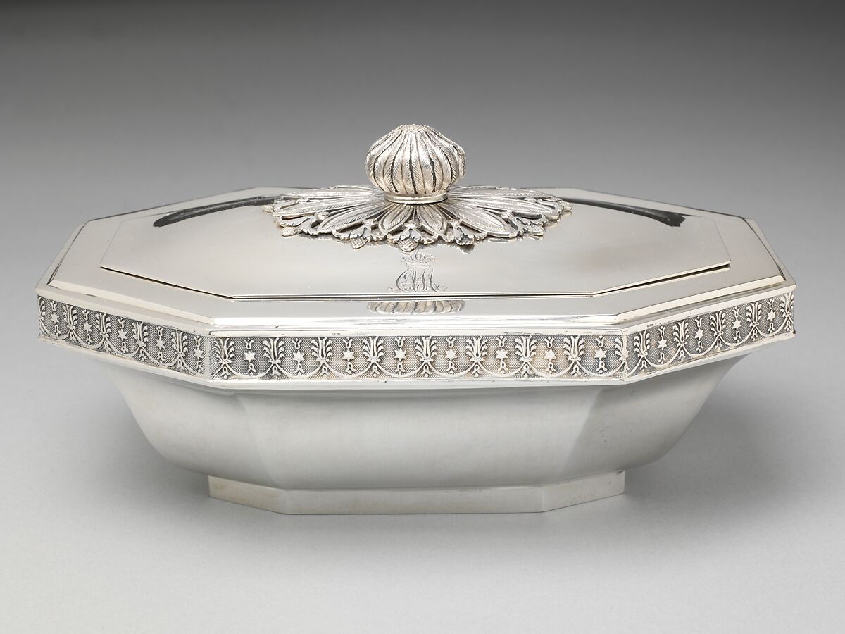 Box, Johann Christian Sick (German (Stuttgart), 1766–1824), Silver, German, Stuttgart 