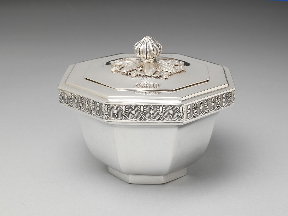 Box, Johann Christian Sick (German (Stuttgart), 1766–1824), Silver, German, Stuttgart 