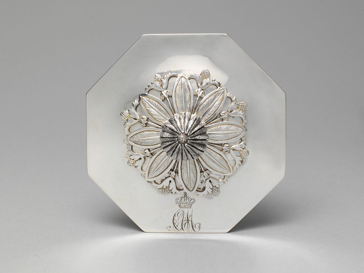 Box, Johann Christian Sick (German (Stuttgart), 1766–1824), Silver, German, Stuttgart