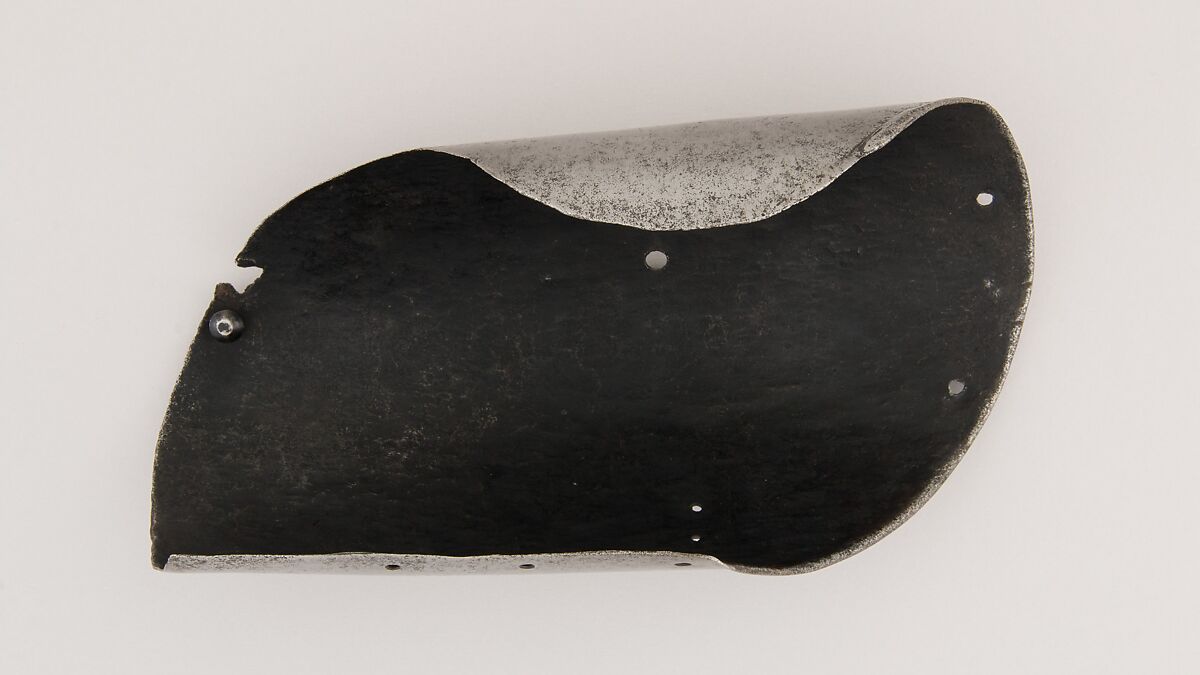 Upper Arm Defense (Rerebrace), Steel, Italian