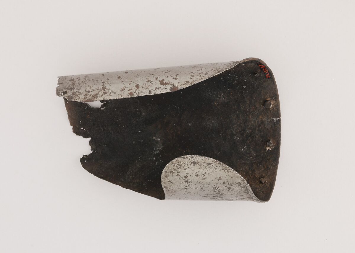 Upper Arm Defense (Rerebrace), Steel, Italian