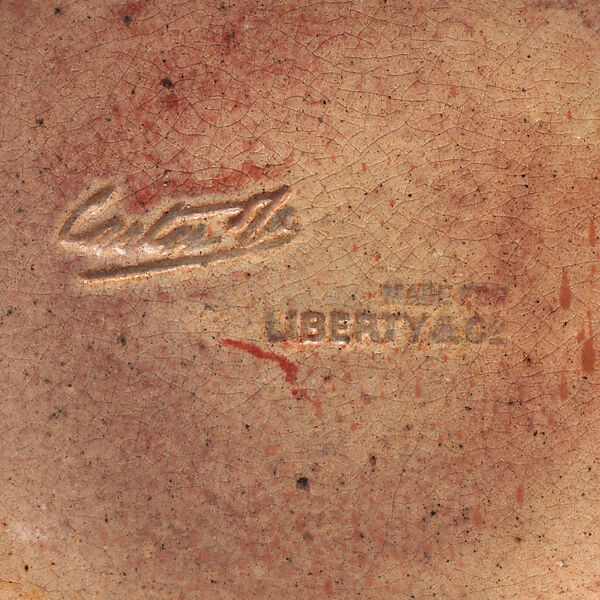 Jardinière, Archibald Knox (British, 1864–1933), Glazed, high-fired terracotta, British