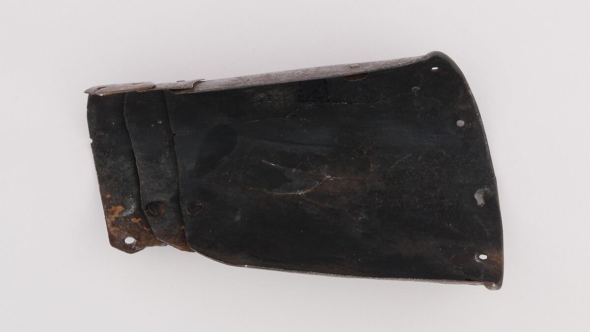 Upper Arm Defense (Rerebrace), Steel, Italian