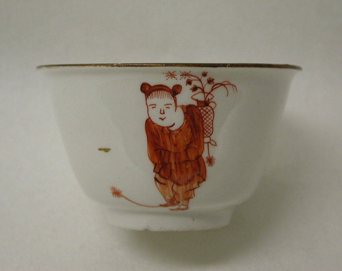 Teabowl, Porcelain, Continental European 