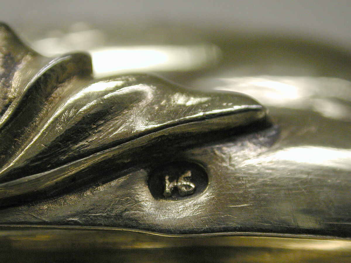 Toilet box with key, Friedrich Schwestermuller II (German, active 1713–52), Silver gilt, German, Augsburg