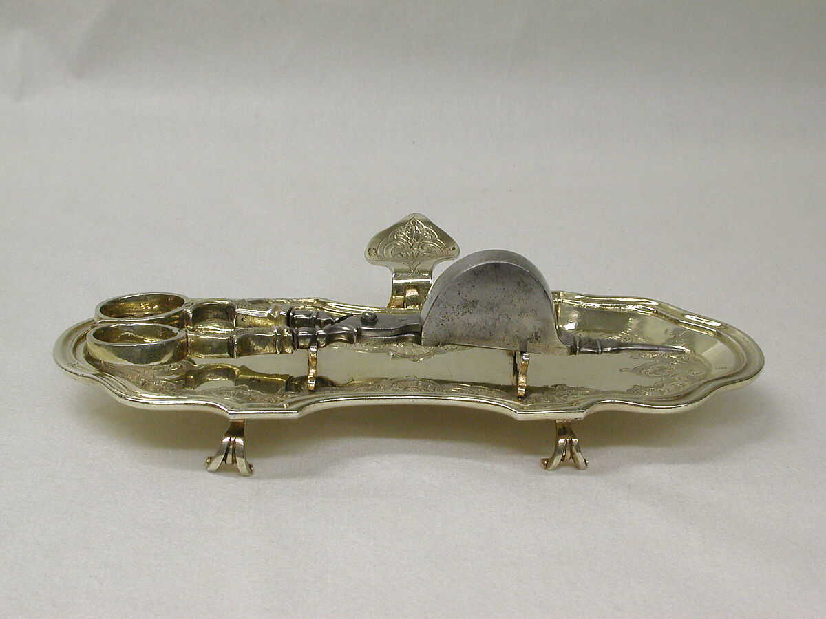 Stand, Friedrich Schwestermuller II (German, active 1713–52), Silver gilt, German, Augsburg