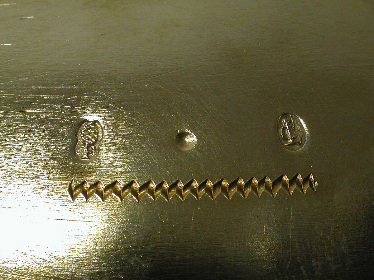 Toilet box (one of a pair), Johann Conrad Lotter (German, active 1738–79), Silver gilt, German, Augsburg