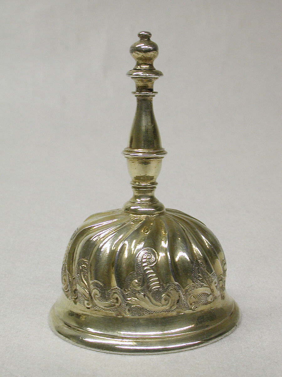 Bell, Abraham Drentwett IV (1711–1785, master 1741), Silver gilt, German, Augsburg 