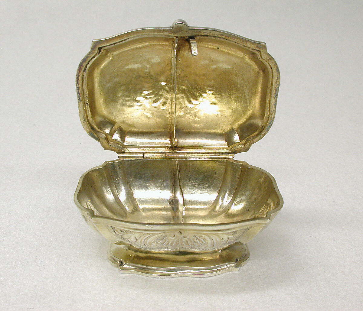 Spice box, Johann Engelbrecht (German, active 1704–1748), Silver gilt, German, Augsburg