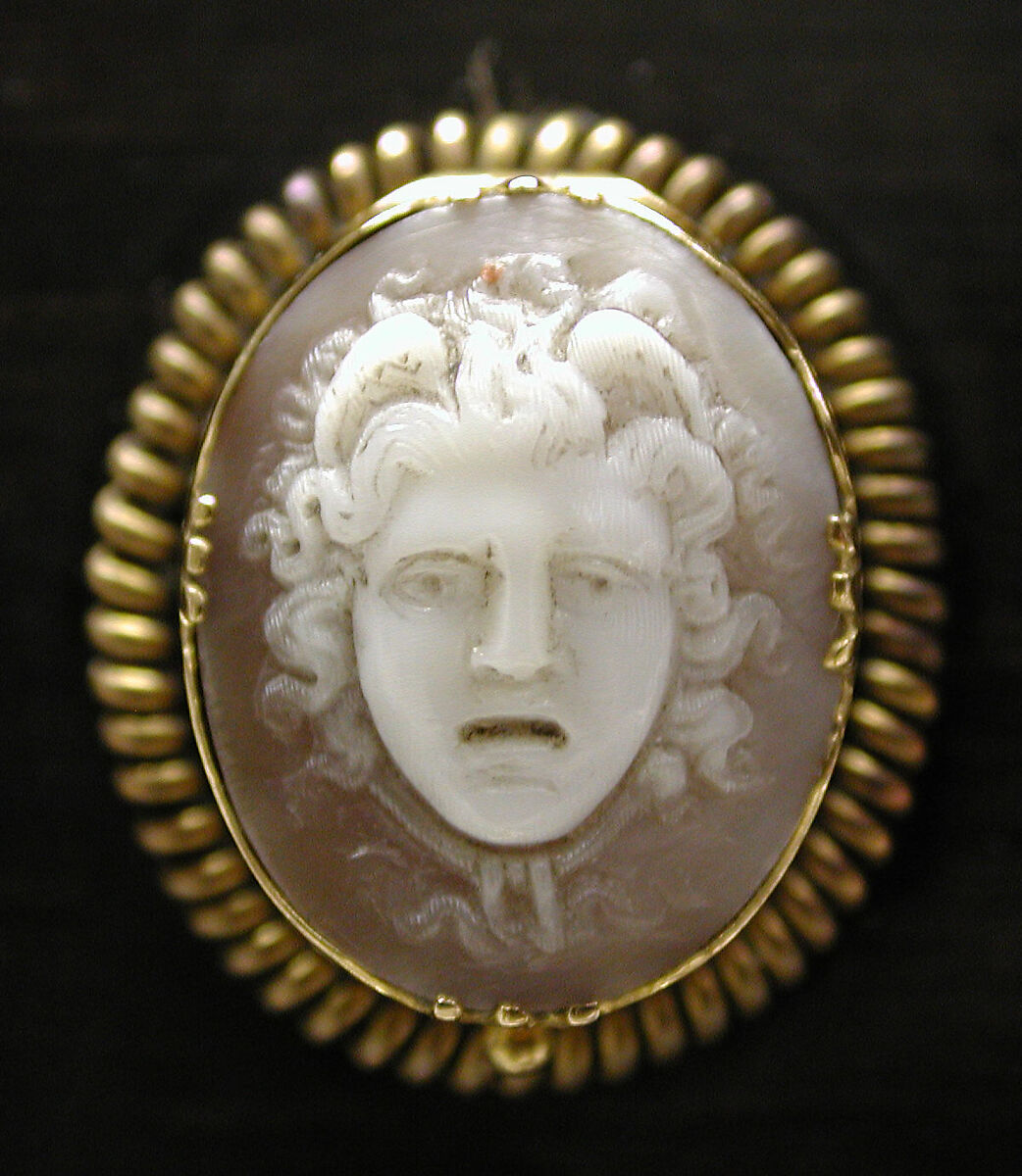 Casket, Unknown maker for R. &amp; S. Garrard &amp; Co. (founded 1735), Shell cameo; Macassar ebony; silver-gilt, British (casket) and Italian (cameos)