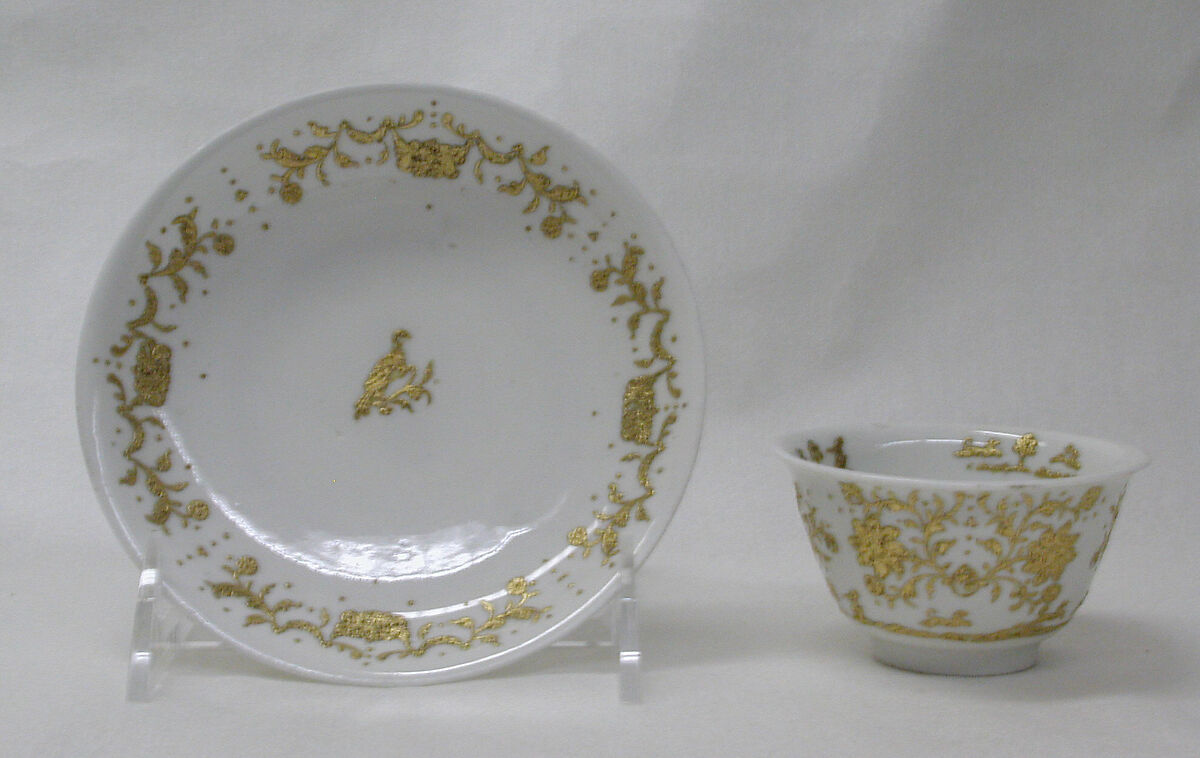 Saucer (1 of 6) (part of a service), Meissen Manufactory (German, 1710–present), Hard-paste porcelain, German, Meissen 