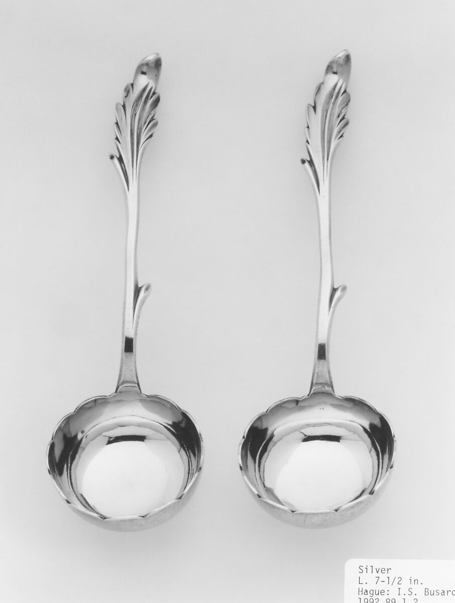 Ladle (one of a pair), Isacq Samuel Busard (working 1731–84), Silver, Dutch, The Hague