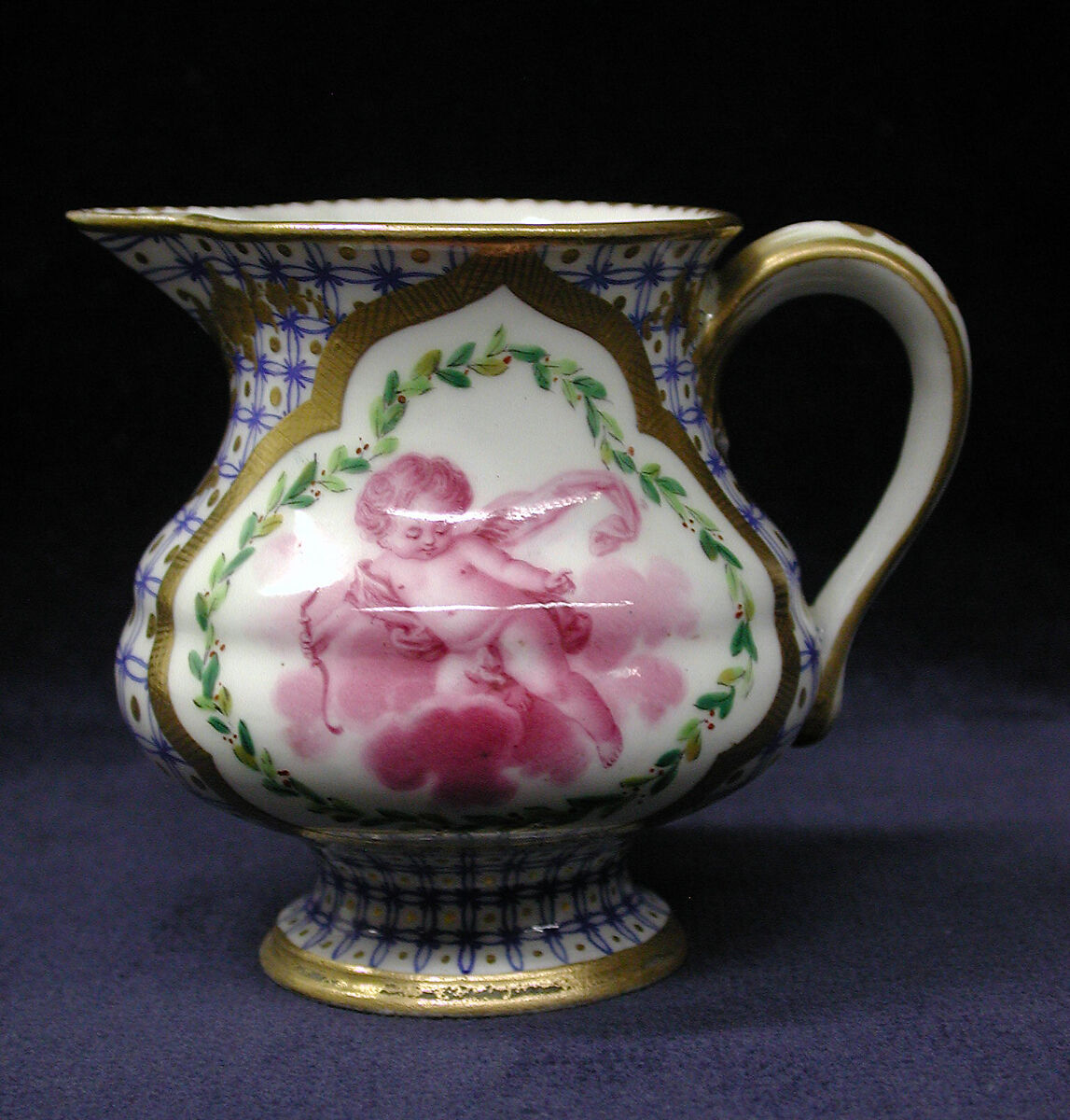 Milk jug, Soft-paste porcelain, French 