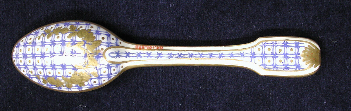 Teaspoon, Soft-paste porcelain, French