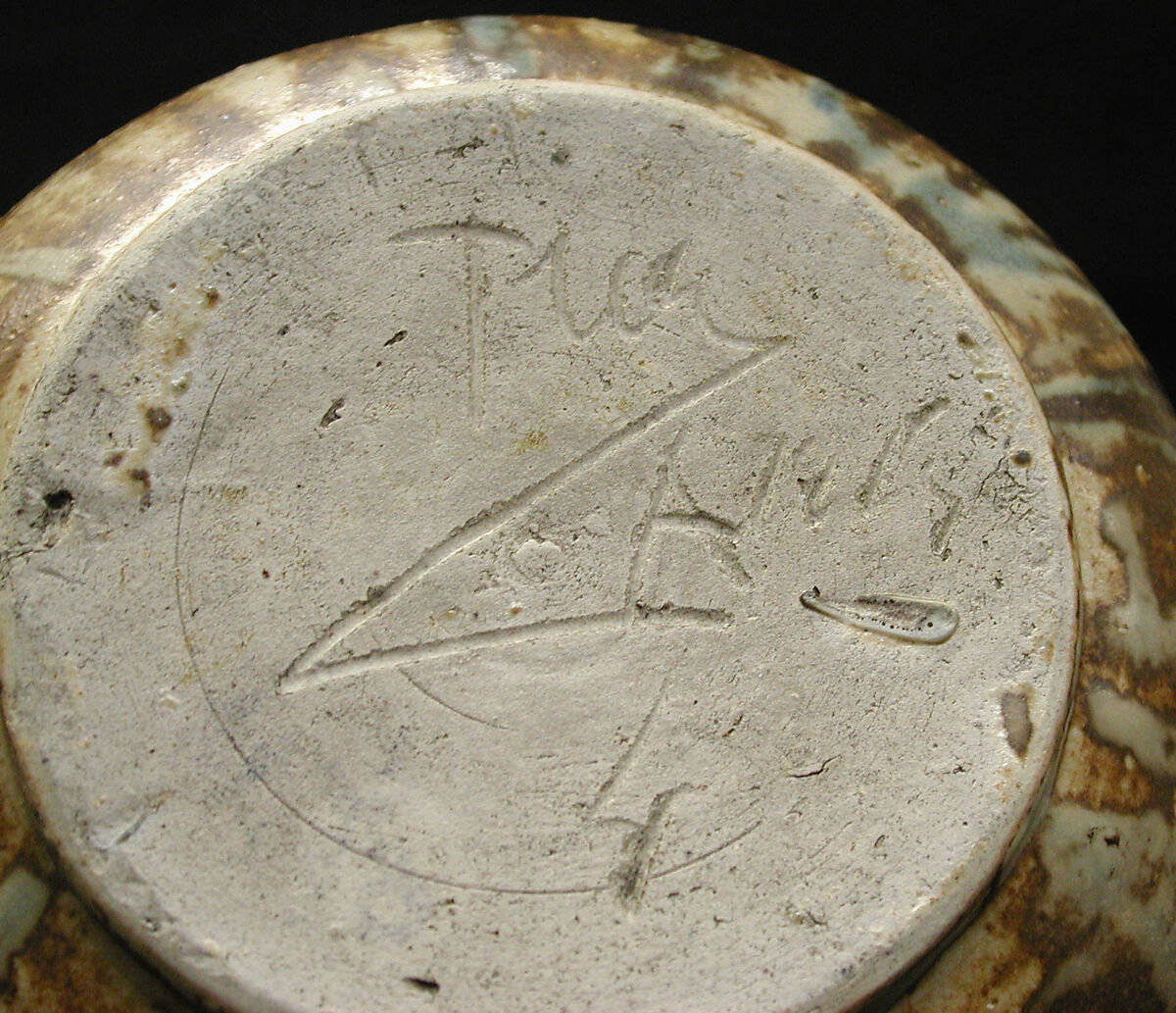 Vase soliflore, Jean-Joseph Carriès (French, Lyons 1855–1894 Paris), Glazed stoneware, French, Saint-Amand-en-Puisaye