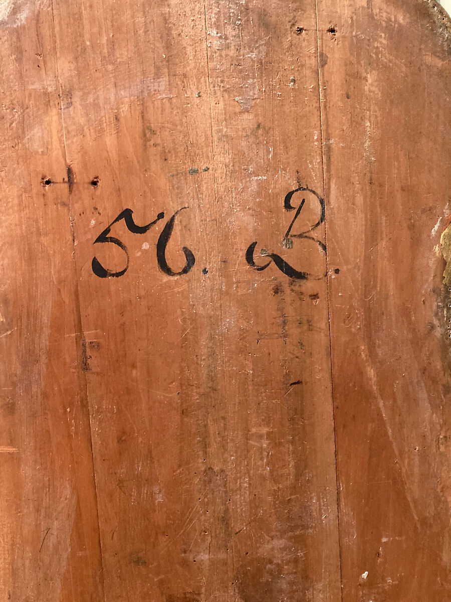 Side chair (one of four) (part of a set), Attributed to Johann Michael Bauer (German, Westheim 1710–1779 Bamberg), Carved, painted and gilded limewood; squab pillow in silk velvet (not original), German, Würzburg