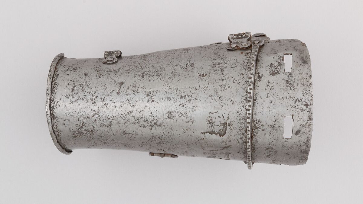 Outer Plate of a Forearm Defense (Vambrace), Steel, Italian