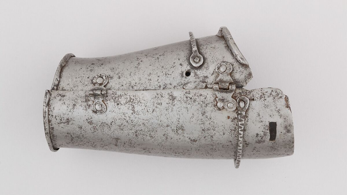 Outer Plate of a Forearm Defense (Vambrace), Steel, Italian 