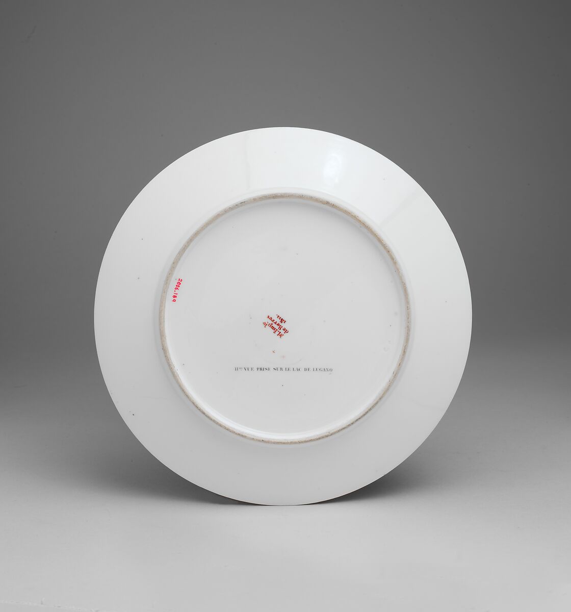 Lac de Lugano (from the Service des vues Suisses), Sèvres Manufactory (French, 1740–present), Hard-paste porcelain, French, Sèvres