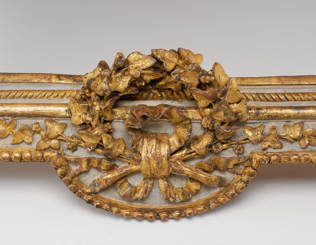 Folding stool (pliant) (one of a pair), Jean-Baptiste-Claude Sené (1748–1803), Carved and painted beechwood, covered in pink silk, French