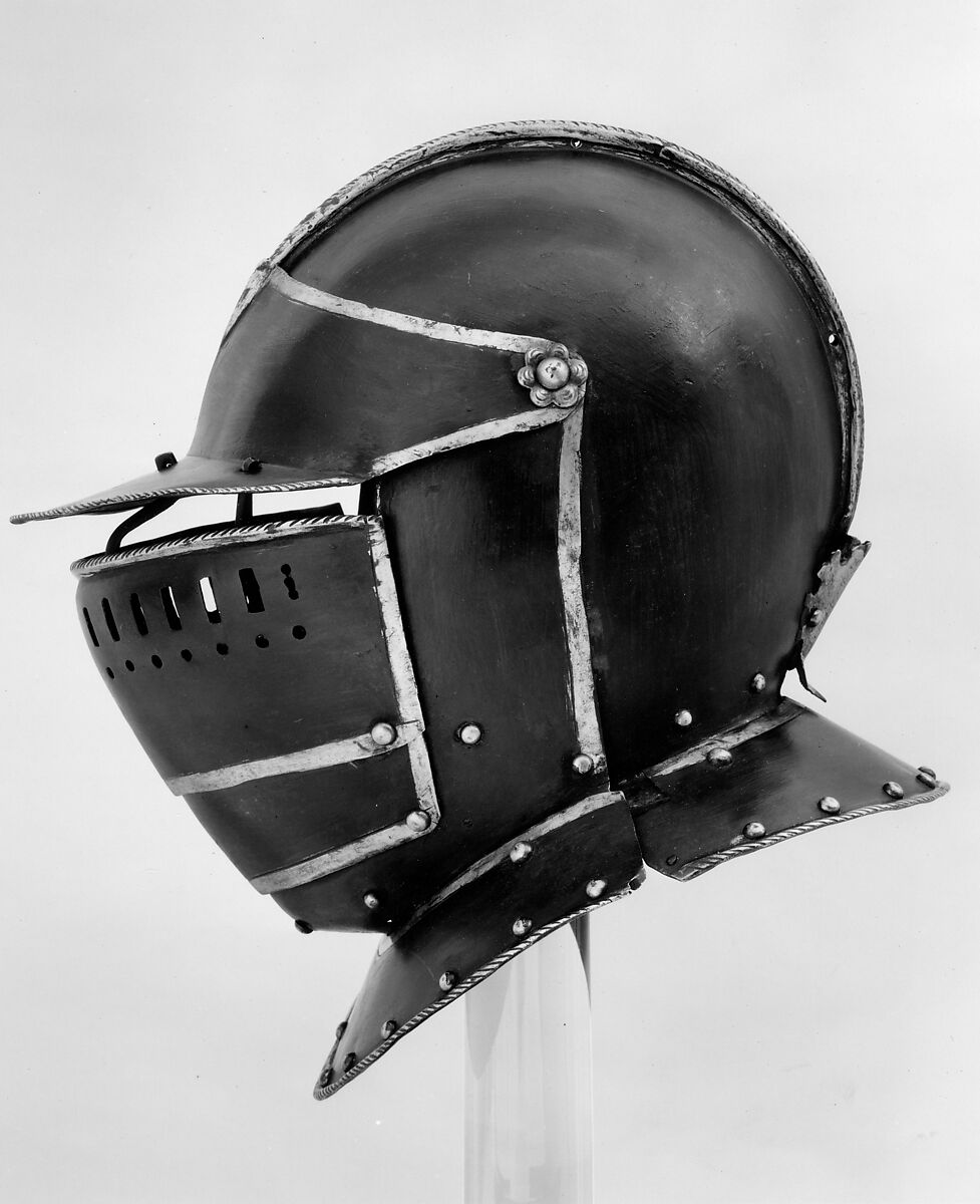 Three-Quarter Armor, Steel, velvet, leather, German