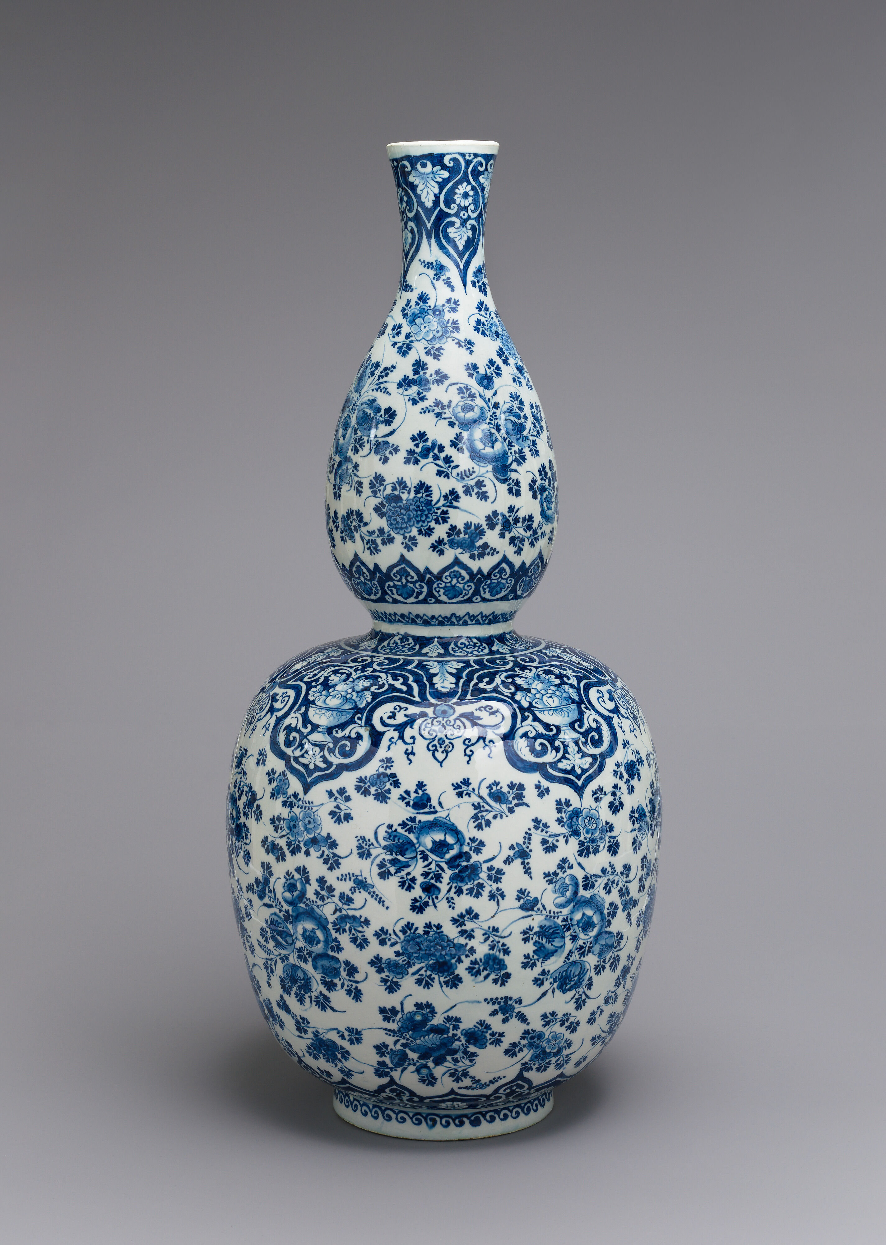 帝王与宮廷瓷器 上下巻セット Lambertus van Eenhoorn - Double-gourd vase (one of a pair, part of