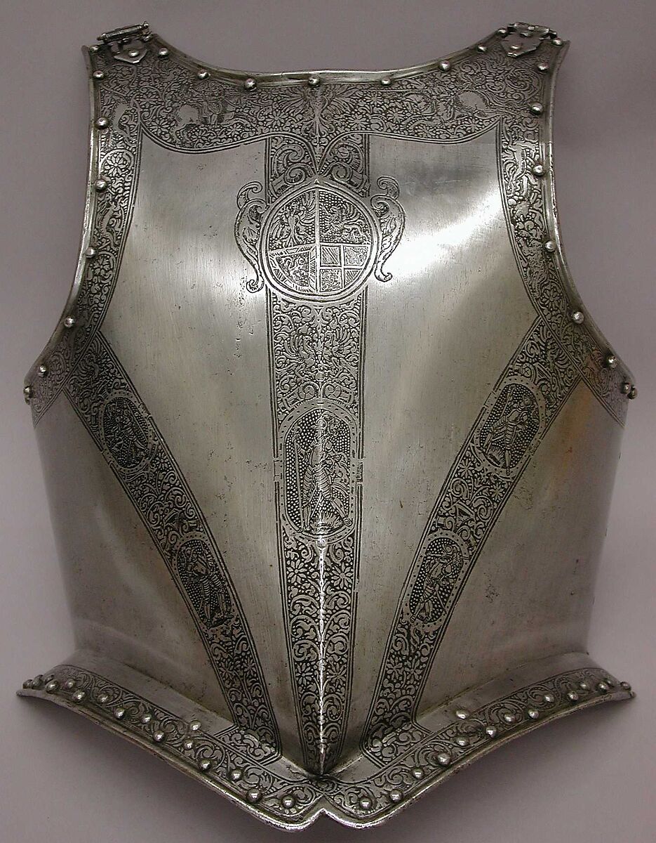 Three-Quarter Armor, Steel, leather, German