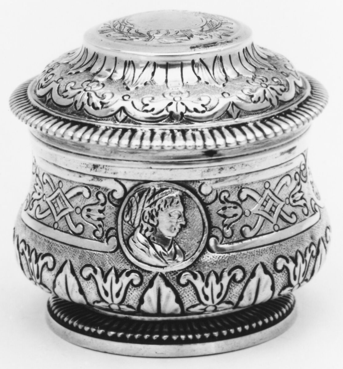 Box (one of a pair) (part of a toilet service), Jean-Baptiste Boullemer (1682–1739, master 1705), Silver, French, Rennes 