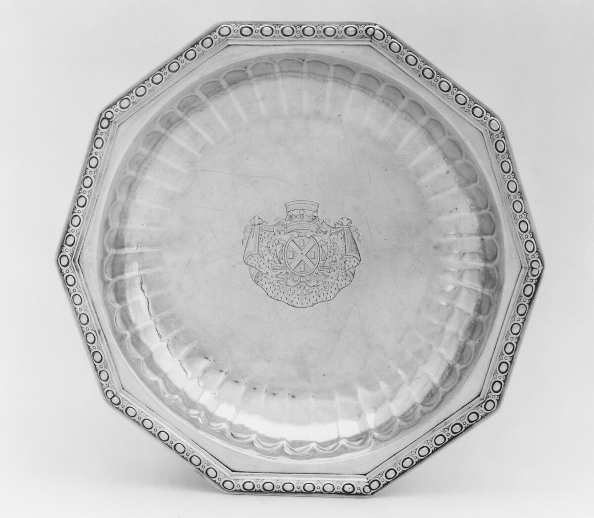 Dish (one of a pair), Jean-Baptiste I Buchet (master 1724, retired 1771) or, Silver, French, Rennes 