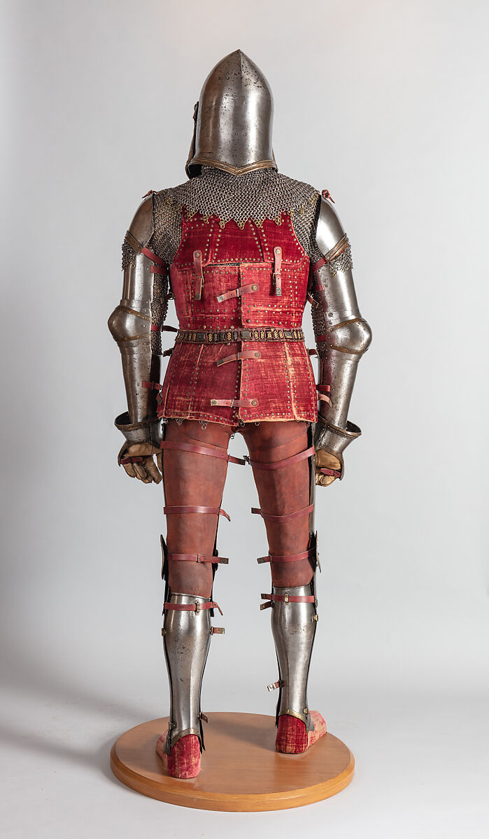 Armor, Steel, copper alloy, textile, leather, Italian