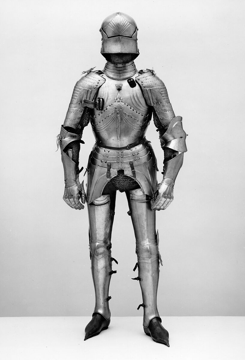 Composed Armor, Steel, leather, European, Italy, Spain, and Germany 