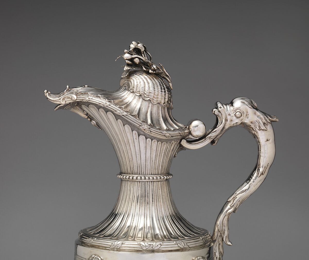Ewer, Ignatz Krautauer (master in 1771, died 1787), Silver, Austrian, Vienna