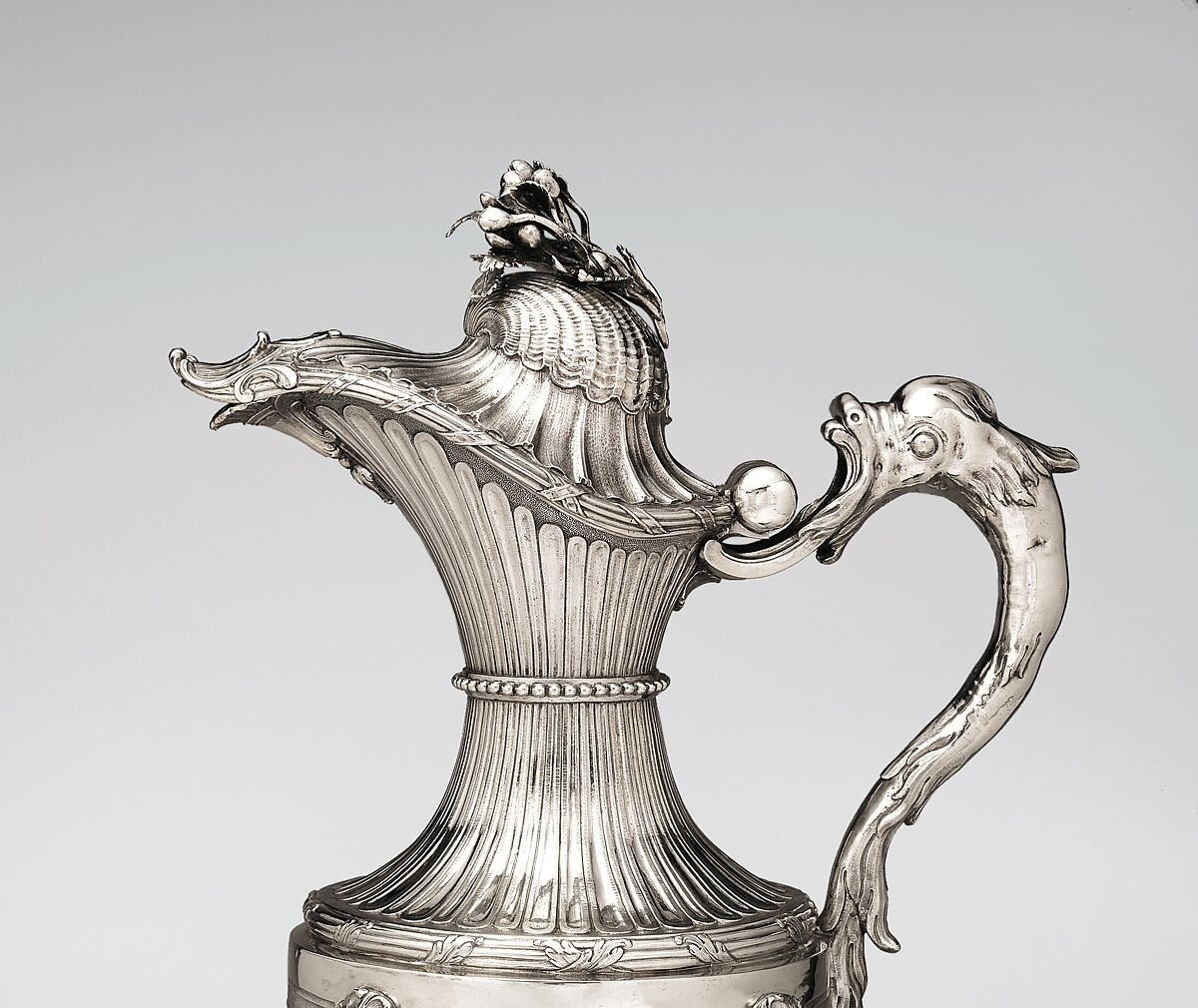 Ewer, Ignatz Krautauer (master in 1771, died 1787), Silver, Austrian, Vienna