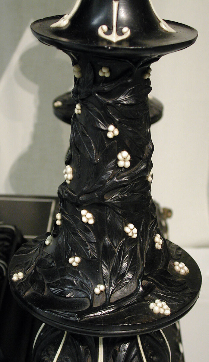 Bookstand, Design attributed to Charles-Auguste Questel (1807–1888), Ebony, ebony veneer, ebonized maple, oak, maple, rosewood, snakewood, ivory, mother-of-pearl; brass hardware and mounts; lined with silk velvet not original to the piece, French, Paris