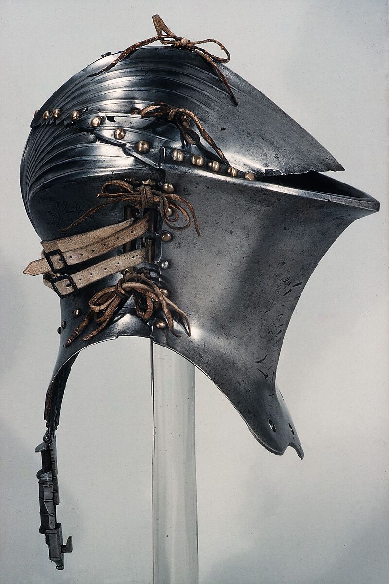 Helm for the Joust of Peace (<i>Stechhelm</i>), Steel, copper alloy, German, probably Nuremberg