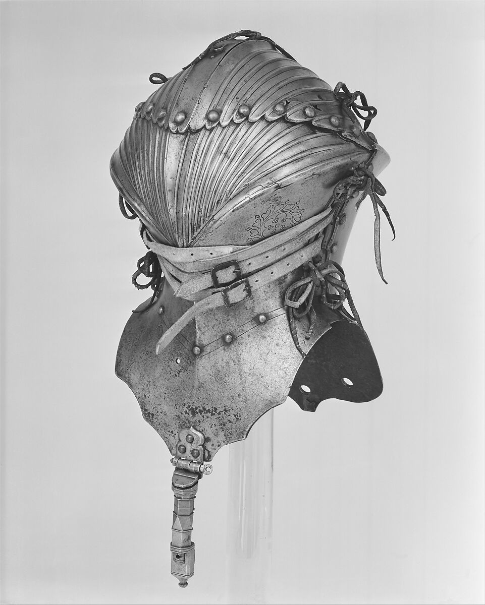 Helm for the Joust of Peace (<i>Stechhelm</i>), Steel, copper alloy, German, probably Nuremberg