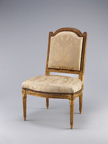 Side chair (Chaise à la reine) (part of a set)