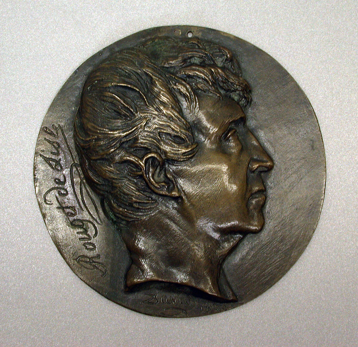 Claude-Joseph Rouget de Lisle, Pierre Jean David d&#39;Angers (French, Angers 1788–1856 Paris), Bronze, French 