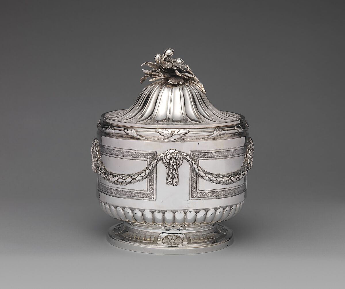 Box with cover, Ignatz Krautauer (master in 1771, died 1787), Silver, Austrian, Vienna 