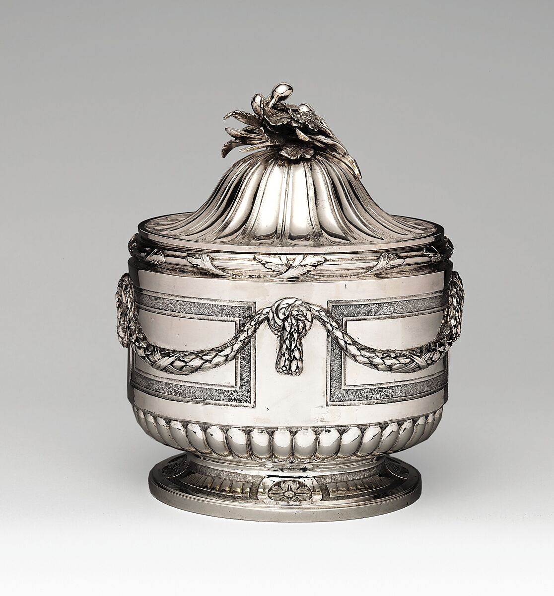 Box with cover, Ignatz Krautauer (master in 1771, died 1787), Silver, Austrian, Vienna