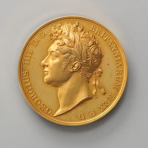 Unfinished Pattern for the Official Coronation Medal of George IV