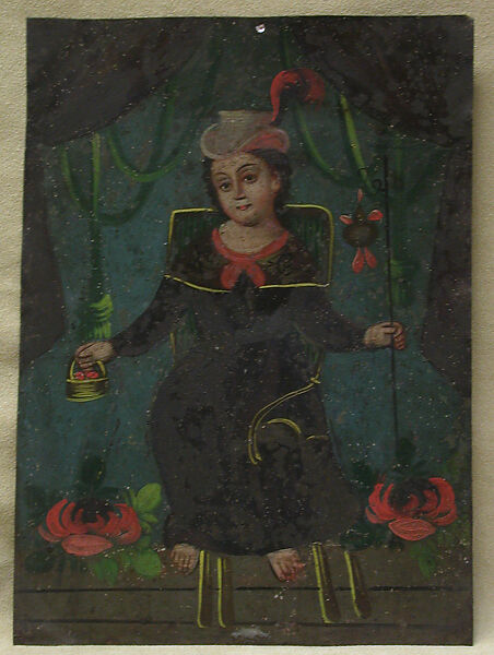 El Niño de Atocha, Oil on tin (?), Mexican 